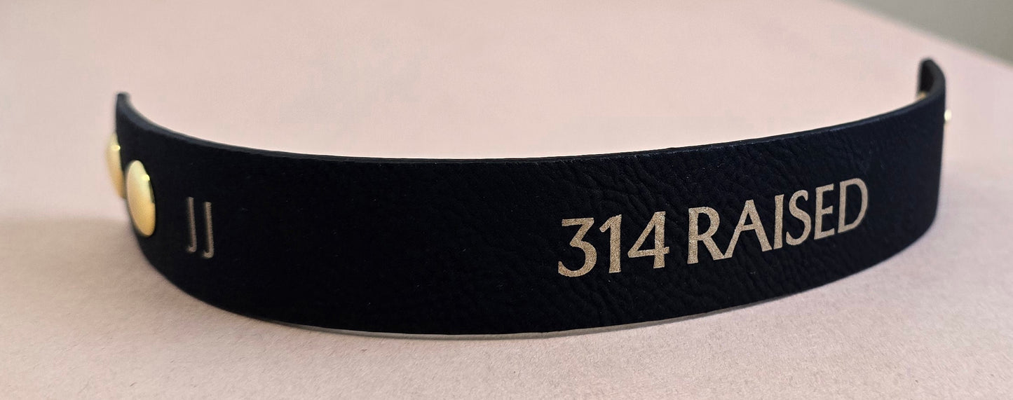 314 Raised Signature Cuff